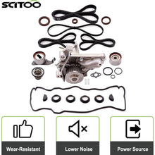 SCITOO Timing Belt Kit Replacement for Toyota Camry 92-01 2.2L L4