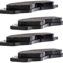 NICHE Rear Left/Right Brake Pad Set For Yamaha 2HC-25806-00-00 Semi-Metallic 2 Pack
