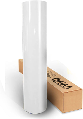 VViViD White High Gloss Realistic Paint-Like Microfinish Vinyl Wrap Roll XPO Air Release Technology (6ft x 5ft (Hood, Roof or Trunk Wrap Kit))
