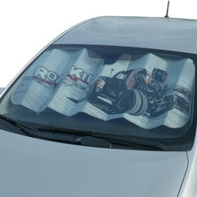 BDK Motor Trend Roadkill Front Windshield Sun Shade-Foldable Pop-Up- Universal Auto Sunshade for Car Sedan Truck SUV-Blocks UV Rays Sun Visor Protector-Keep Your Vehicle Cool- 58 x 28 Inch