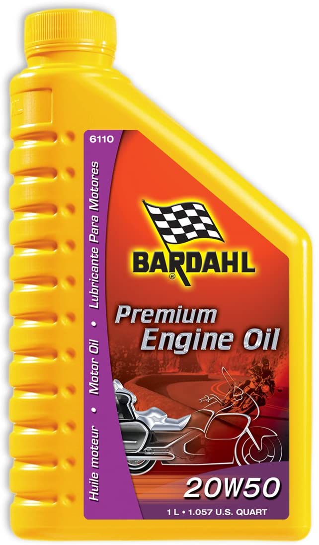 Bardahl 6110 Premium 20W-50 Engine Oil - 1 Liter Bottle