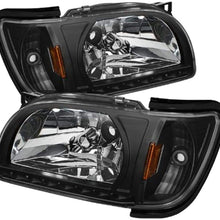 Spyder Auto HD-ON-TT01-1PC-LED-BK Crystal Headlight