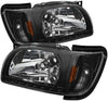 Spyder Auto HD-ON-TT01-1PC-LED-BK Crystal Headlight