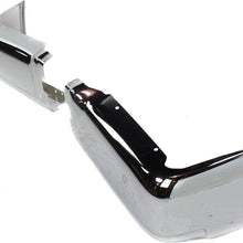 Step Bumper Face Bar Compatible with 2009-2014 Ford F150 Chrome with Rear Object Sensors Hole Styleside