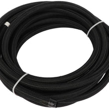 AUTOMUTO AN8 20Ft Braided Fuel Line Hose Nylon Braided Fuel Gas Pipe hose-4AN 6AN 8AN 10AN Fit for Motor Fuel, Pump Gas, Diesel Oil, Alcohol Based Fuel, Ethanol Fuel, Engine Oil and coolant