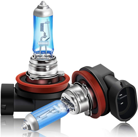 DZG H11 Halogen Headlight Bulbs Fog Lights PGJ19-2 5500K Warm White 12V 55W, 2 Pack