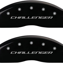 MGP Caliper Covers 12001SCHBRD Caliper Cover with Red Powder Coat Finish, (Set of 4)
