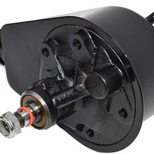 A-Team Performance Power Steering Pump Saginaw P Series Keyway Pulley Attachment Billet Aluminum Cap Compatible with Chevrolet GMC Buick Oldsmobile Pontiac Black