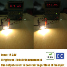 iBrightstar Newest 9-30V Extremely Bright DE3175 DE3021 Festoon Error Free 1.25" 31mm LED for Interior Map Dome Lights and License Plate Courtesy Lights, Warm White