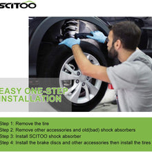 SCITOO Shocks, Front Rear Gas Struts Shock Absorbers Accessories Fit for 2000 2001 2002 2003 2004 2005 2006 for Chevy Suburban 1500/for Tahoe GMC Yukon/for Yukon XL 1500 344381 344384 Set of 4