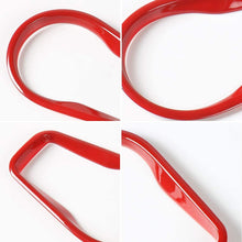 for Jeep Renegade 2015-2020 Head Light Control Switch Trim Interior Accessories, ABS Red 1PC