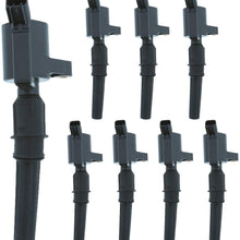 MotoRad 1IC101PK8 Ignition Coils 8 Pack | Fits select Ford Crown Victoria, E-150, E-250, E-350, Expedition, Explorer, F-150; Lincoln Town Car