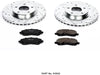 Power Stop K3032 Front Brake Kit with Drilled/Slotted Brake Rotors and Z23 Evolution Ceramic Brake Pads