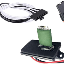 HVAC Blower Motor Fan Resistor Kit Replaces# 22807122, 973-409, 15305077, 973409 - Compatible with Cadillac Escalade, Avalanche, Silverado, Tahoe, GMC Sierra, Yukon, XL 1999-2007 Manual AC Controls