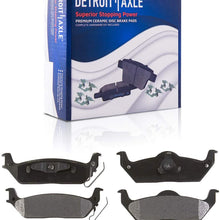 Detroit Axle - Rear Ceramic Brake Pads w/Hardware for 2004 Ford F150 New Body Style - [2005-11 Ford F150] - 2006-2008 Lincoln Mark LT