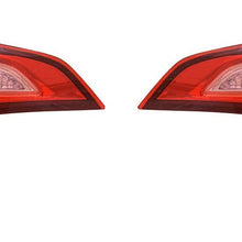 Rareelectrical NEW PAIR OF INNER TAIL LIGHTS COMPATIBLE WITH TOYOTA COROLLA L LE 2017 81580-02A50 8159002A50 8158002A50 TO2803135 81590-02A50