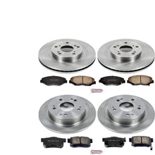 Autospecialty KOE6781 Daily Driver 1-Click OE Replacement Front/Rear Brake Kit
