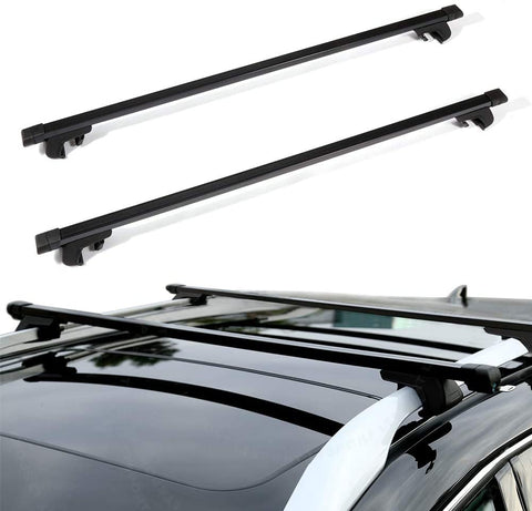Scitoo Roof Rack Cross Bars Baggage Carrier For Jeep Grand Cherokee 1999-2004,for Jeep Patriot 2007-2011 Black 2 Pcs Roof Top Rack Luggage Carrier