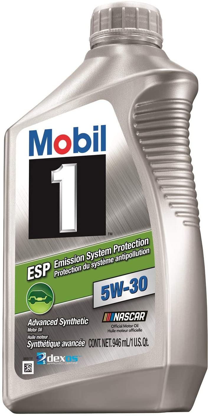 Mobil 1 5W-30 ESP Synthetic Motor Oil, 1 Qt (6 Pack)