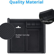 VANJING Center Console Organizer Insert Tray Compatible for 2010 2011 2012 2013 2014 2015 2016 2017 2018 2019 Toyota 4 Runner Accessories with USB Hole Center Armrest Storage Box with A Cleaner Brush