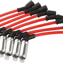MOSTPLUS High Performance Spark Plug Ignition Wire Set Compatible for 2000-2009 Chevy GMC V8 48322R