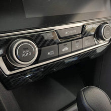 GZXinWei Center Console Panel Trim ABS Carbon Fiber Style Interior Decoration Accessories for Honda 10th Gen Civic 2016 2017 2018 2019 2020