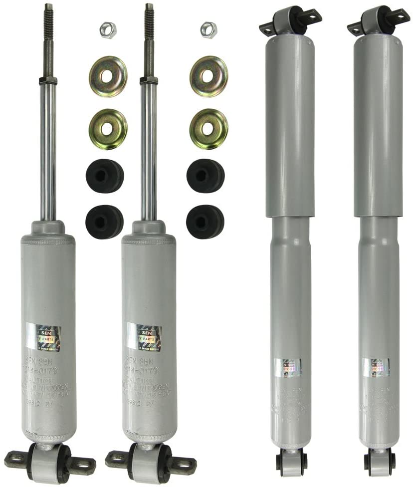 SENSEN 6011 Full Set of Shocks compatible with 95-00 Chevrolet Tahoe