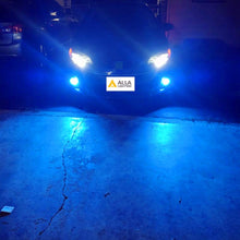 Alla Lighting 2800lm H10 9145 LED Lights Bulbs 8000K Ice Blue Xtreme Super Bright Fog Light COB-72 PY20D 9140 9155 9040 9045 Replacement