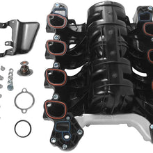 615-175 Upper Intake Manifold Kit Fits for Ford Crown Victoria Lincoln Town Car Mercury Grand Marquis 2001-2011 Mustang Explorer Mountaineer 1999-2004 V8 4.6L Part# 3W7Z9424AA with Thermostat & Gasket