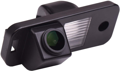 HD 1280x720p Reversing Camera Integrated in Number Plate Light License Rear View Backup Camera Waterproof Night Vision for Hyundai Santa Fe IX25 2014 2015 Azera Carens Creta