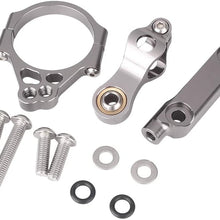 Mallofusa Motorcycle Stabilizer Steering Damper Bracket Mount Holder Kit Compatible for Kawasaki VERSYS 1000 2012 2013 2014 2015 2016 Gold