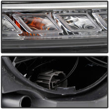 VIPMOTOZ Passenger Side Black Housing OE-Style Right Halogen Reflector Headlight LED Strip DRL Headlamp Assembly Replacement For 2014-2016 Mercedes-Benz W212 E-Class Sedan Wagon