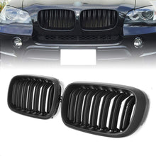 Front Replacement Kidney Grille Grill Compatible with BMW X5 Series F15 X6 Series F16 X5M F85 X6M F86 (Gloss M Color)