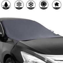 Shynerk Magnetic Edges Car Snow Cover, Frost Car Windshield Snow Cover, Frost Guard Protector, Ice Cover, Car Windsheild Sun Shade, Waterproof Windshield Protector Car/Truck/SUV 82"x48.8"