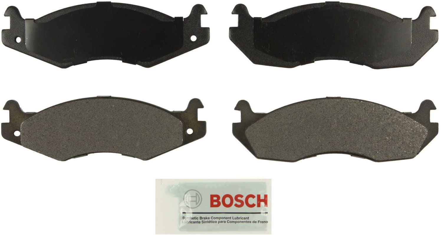 Bosch BE203 Blue Disc Brake Pad Set for Select AMC Concord, Eagle, Spirit; Jeep Cherokee, CJ5, CJ7, Comanche, Scrambler, Wagoneer, Wrangler - FRONT