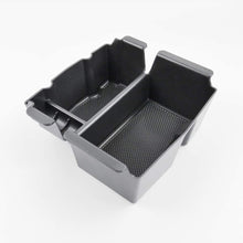 XBEEK Black Center Console Organizer Tray for Jeep Wrangler JL and 2020 Jeep Gladiator JT Accessories, Armrest Storage Box with Rubber Mats