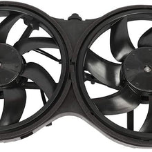 cciyu Radiator or Condenser Cooling Fan Fit for 2013 2014 2015 2016 2017 2018 for Infiniti JX35 QX60 for Nissan Pathfinder