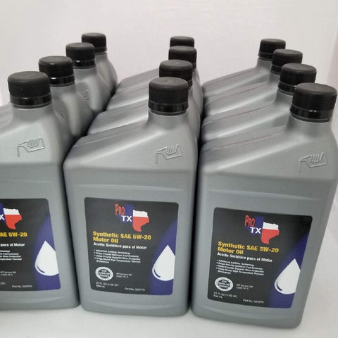 Texas Performance Oil Advance Additive Technology SAE 5W-20 Full Synthetic Motor Oil 32 Fl OZ.(1 US QT) 12 Unit Case (12)