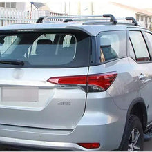 UDP-Auto 2Pcs Fits for Toyota Fortuner 2016-2021 Adjustable Crossbars Cross Bars Lockable Roof Top Rail Baggage Luggage Cargo Carrier Holder - Silver