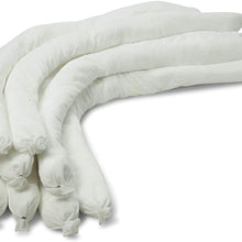 AABACO Oil Only Absorbent Socks – Snake to soak up Any Oil, Diesel, Fuel or Hydrocarbon Based fluids – Repels Water - 3” x 48” – Absorbing up to 10 Gallons – Clean Oil Spills (Pack of 10)