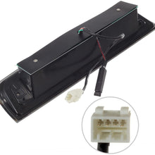 Partsam High Mount 3rd Third Brake Light Replacement for Dodge Ram 2009-2017 1500 2500 3500 Red/White 27 LED Rear Cab Roof Center Mount Tail Cargo Lights Lamps Smoke Lens Black Housing Waterproof