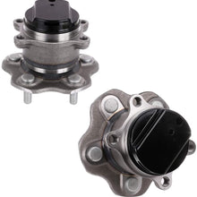 Fastspace 512534 Wheel Hub Bearing Set 5 Lugs with ABS Sensor 2PC 2017-2019 for Nissan Qashqai Hub Assembly Rear Kit 2014-2019 for Nissan Rogue