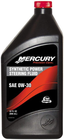 Mercury/Quicksilver 92-858077K01 Synthetic 0W30 Power Trim & Steering Fluid 32 OZ. Qty: 1