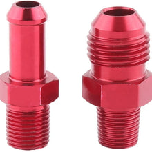 Qiilu 1/8 NPT Fuel Rail Pressure Regulator Adapter for Honda with Fittings