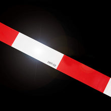 Houseables Reflective Tape Roll, DOT-C2, 150' X 2", Red/White, Trailer Reflector, Caution Safety Warning, Visibility Film, 4 by 4 Truck Car Adhesive Sticker