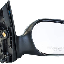 Right Passenger Textured Non-Heated Non-Folding Power Operated Side Door Mirror for Ford Taurus (2000 2001 2002 2003 2004 2005 2006 2007) Mercury Sable (2000 2001 2002 2003 2004 2005) FO1321194