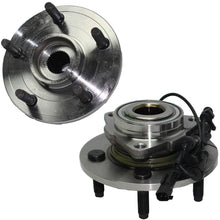 Detroit Axle - 4pc Front CV Axle Shafts, Wheel Hub & Bearings Assembly for 2006-2008 Dodge Ram 1500 4WD ONLY - For Models w/Speed Sensor on Left Hand Side