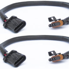 Muzzys (Set of 2) Flat 4-Pin LT1, LS1, LS6 24 in. O2 02 Oxygen Sensor Header Extension Wire Harness FITS Camaro, Corvette, etc.
