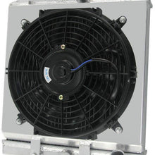 CoolingCare 3 Row Aluminum Radiator Shroud 12" Fan for Honda Civic EG EK 92-00 & Integra DB DC