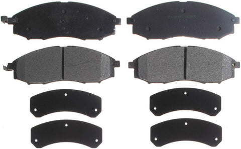 ACDelco 14D830M Advantage Semi-Metallic Front Disc Brake Pad Set with Wear Sensor